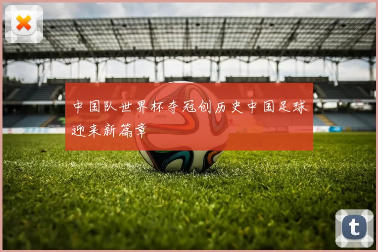 中国队世界杯夺冠创历史中国足球迎来新篇章